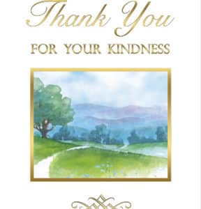 Thank You for Your Kindness MA151