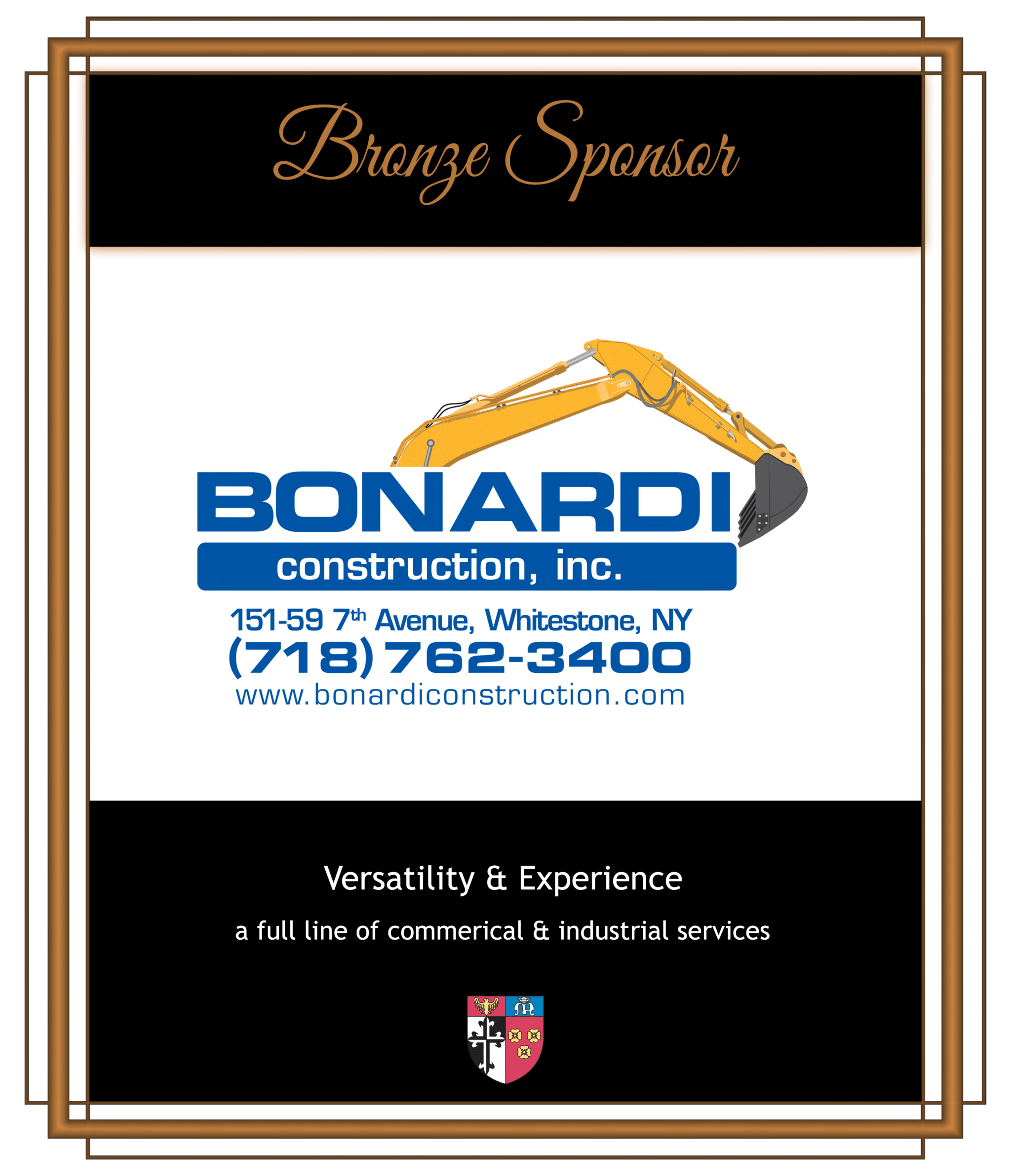 Bonardi Construction - Bronze Sponsor