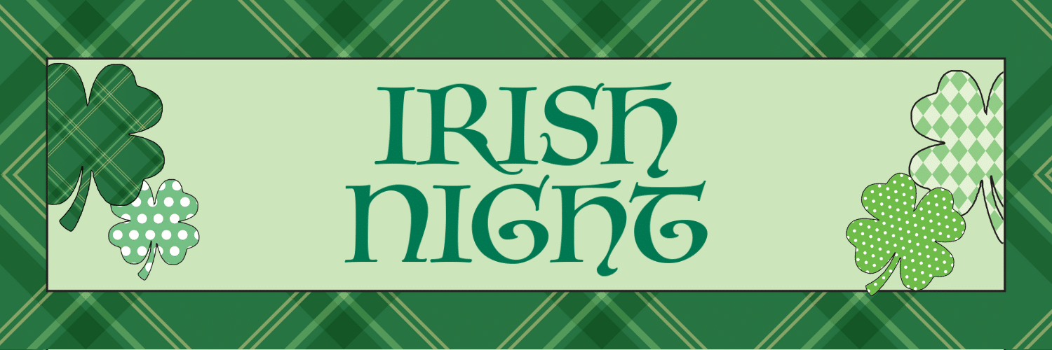 Irish Night 2025 Header
